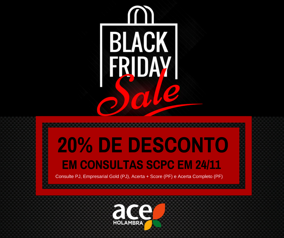 CONSULTAS COM 20 DE DESCONTO NA BLACK FRIDAY ACE Associação
